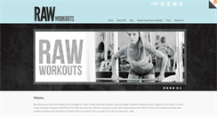 Desktop Screenshot of myrawworkouts.com